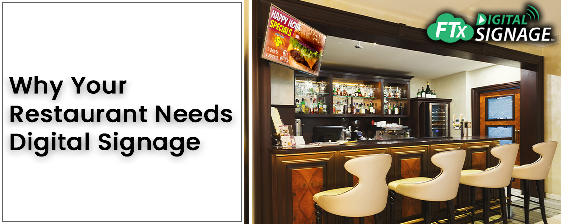 Guide Digital Signage for Restaurants