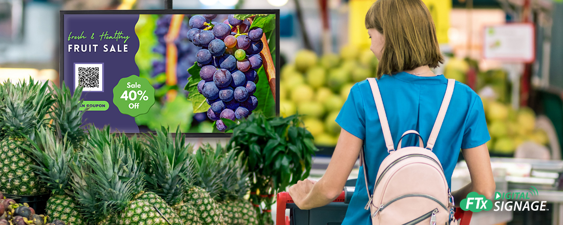 Digital Signage For Grocery Stores