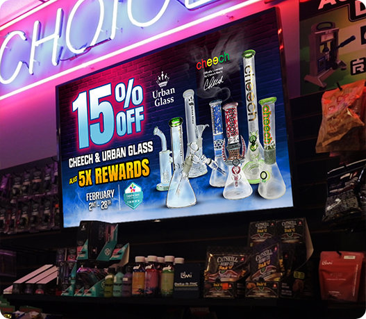 Digital Signage for Tobacco Store