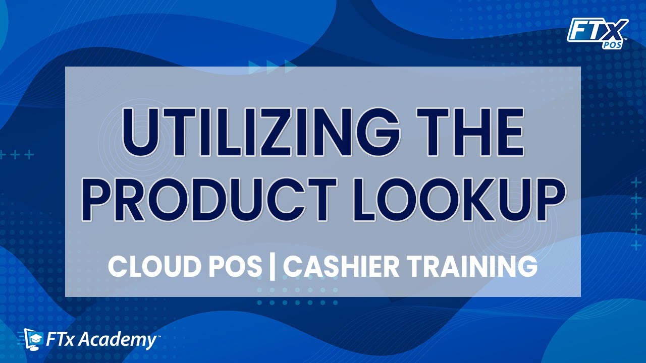 How to Use the Product Lookup