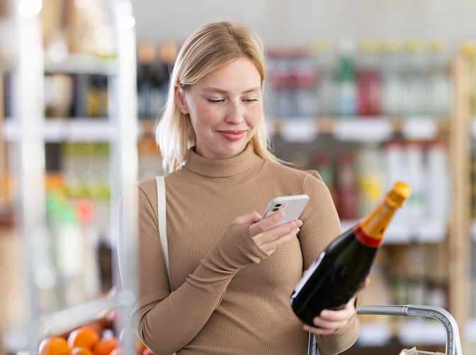 Scan the product barcode