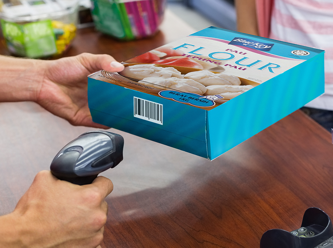 Map the product to the tag using a quick lookup or POS scanner